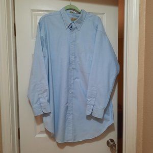 Comfort Zone by George Foreman Long-sleeved Blue Shirt - size 18